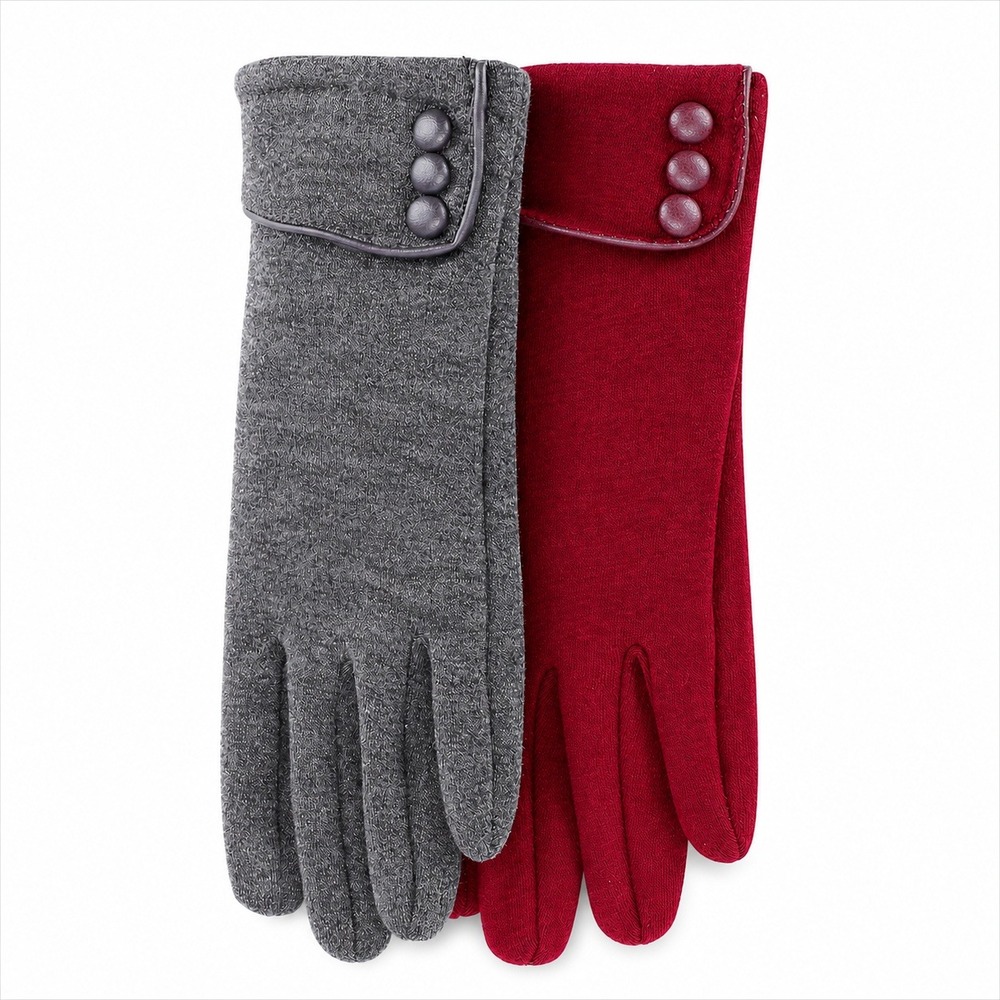 MSRP $22 Patelai 2 Pairs Womens Warm Fleece Lined Gloves Winter Touchscreen
